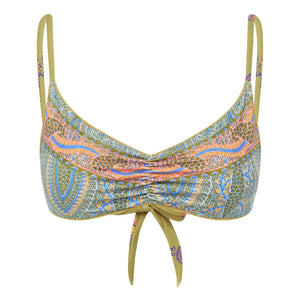 Boteh - Lucent Bikini Top | Blue
