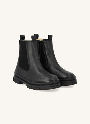 Angulus - Schwarze Leder-Chelsea-Boots | Schwarz