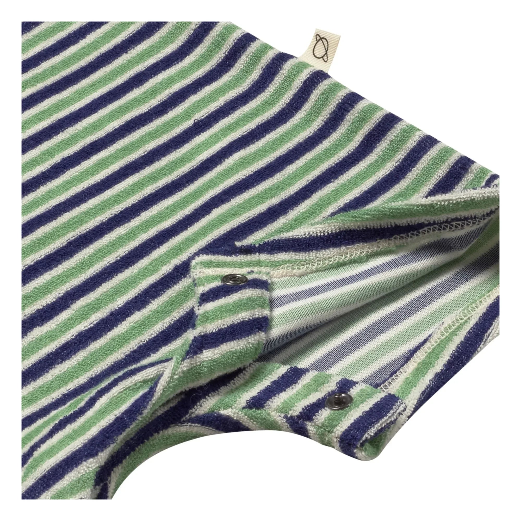 Cozmo - Corey Striped Terry Jumpsuit | Navy Blue