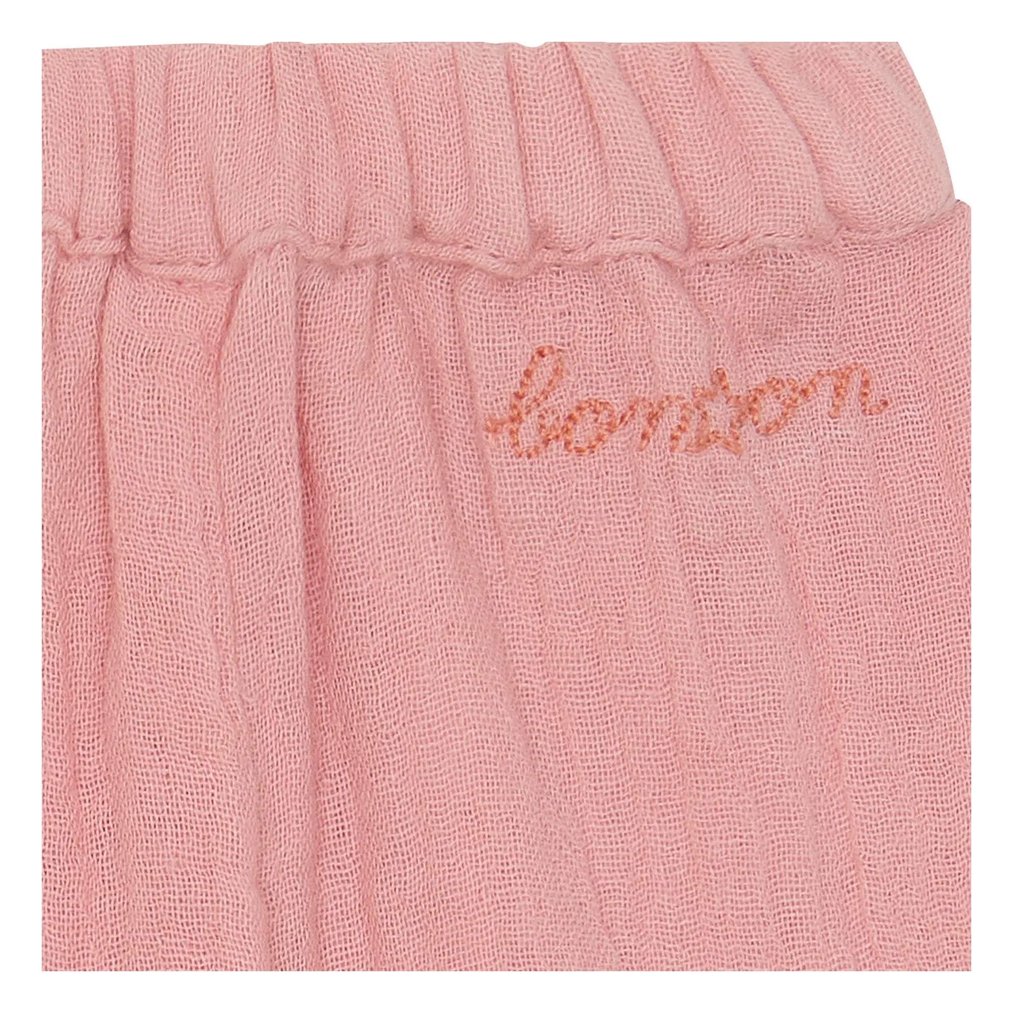 Bonton - Laos Pamuk Gazlı Pantolon | Pembe