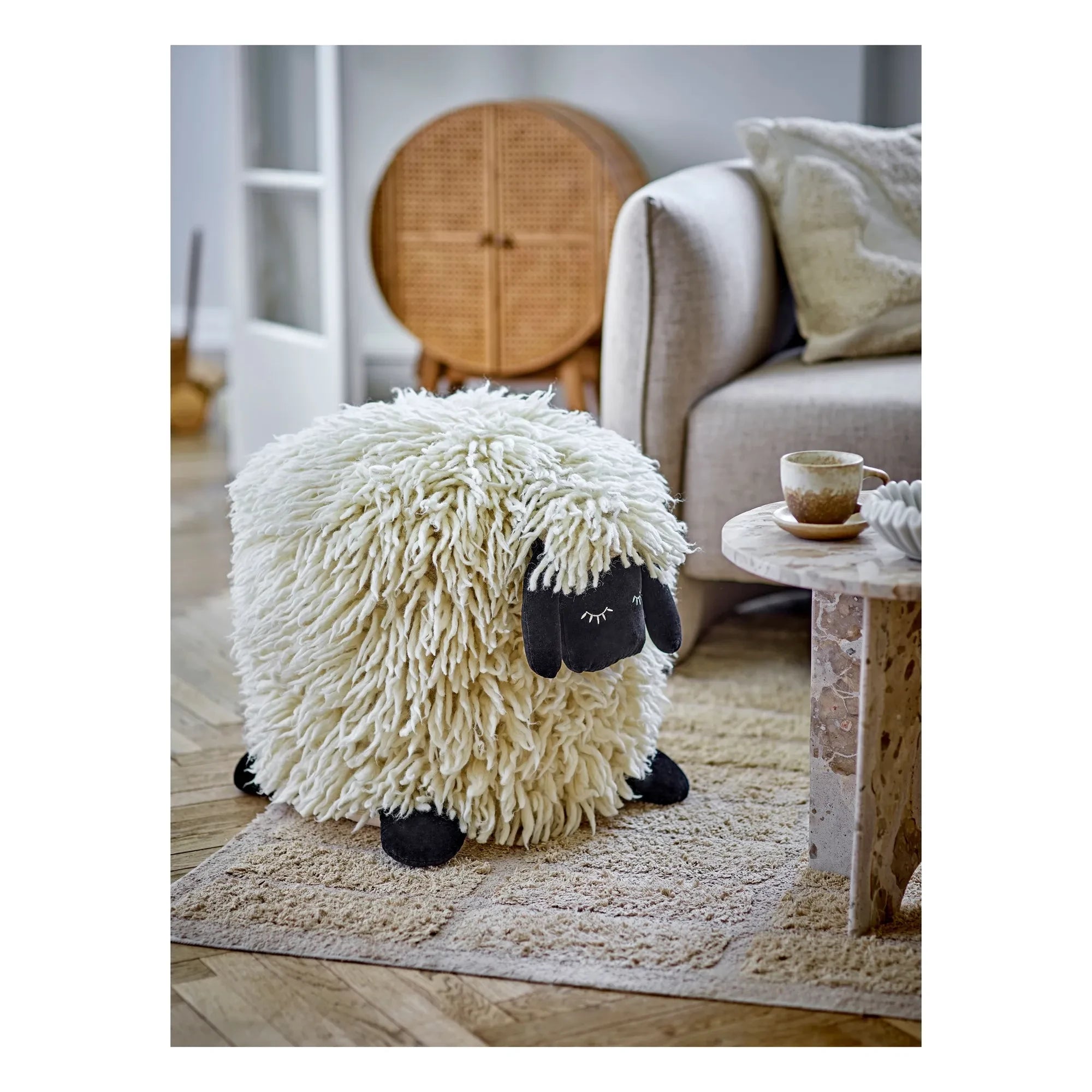 Bloomingville Mini - Dolly Pouf | Weiß