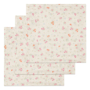 Konges Sløjd - Nonoka organik pamuklu bezler - 3'lü Set | Pembe