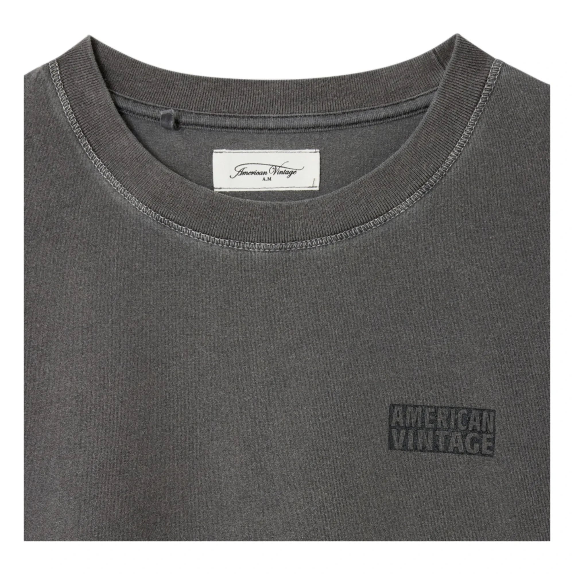 American Vintage - Pymaz T-shirt | Koyu gri