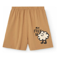 The Animals Observatory - My Friends Bio-Baumwolle Maulwurf-Shorts | Camel
