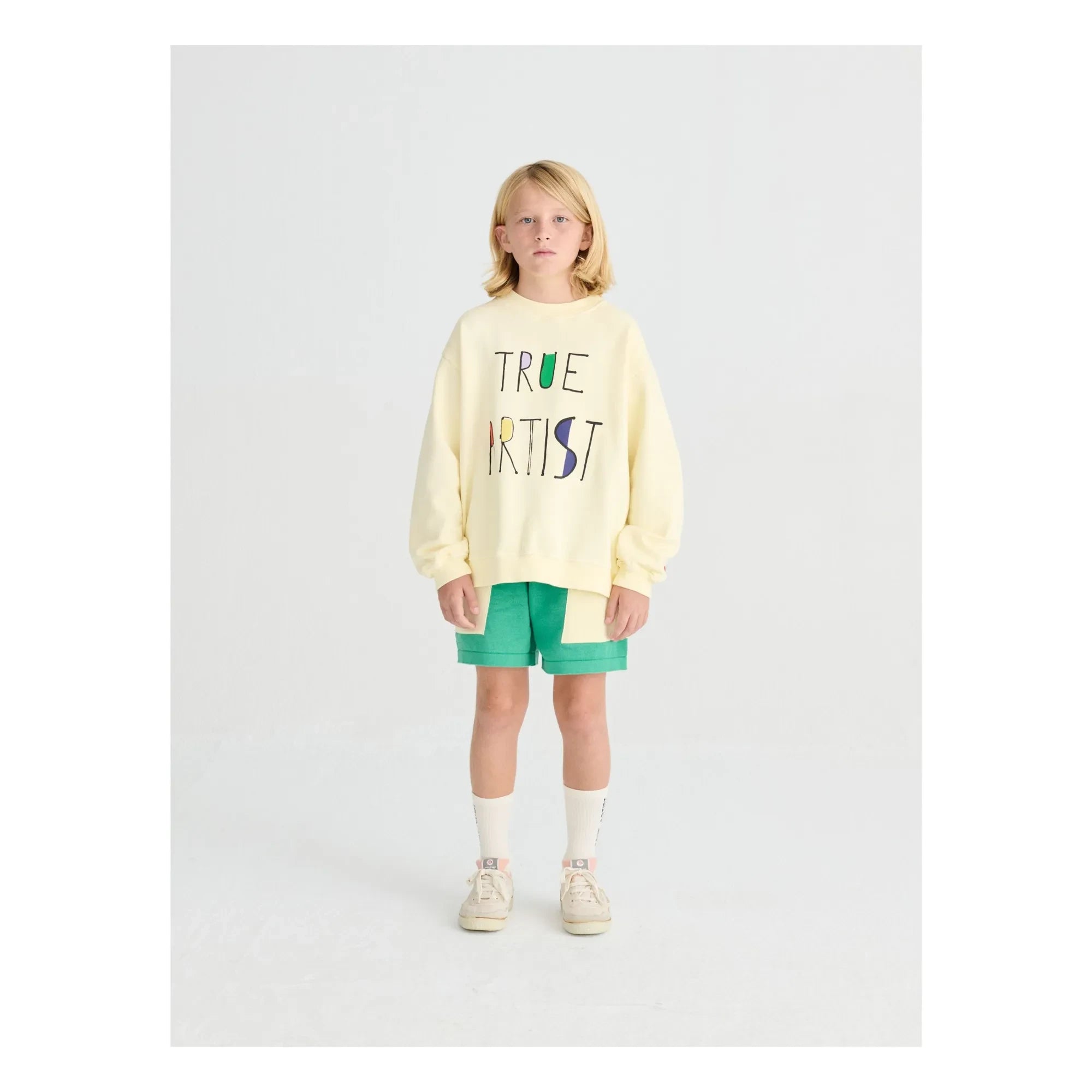 True Artist - Sweat N°11 Organic Cotton | Pale Yellow