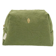 Milinane - Jade Colored Toiletry Bag | Olive