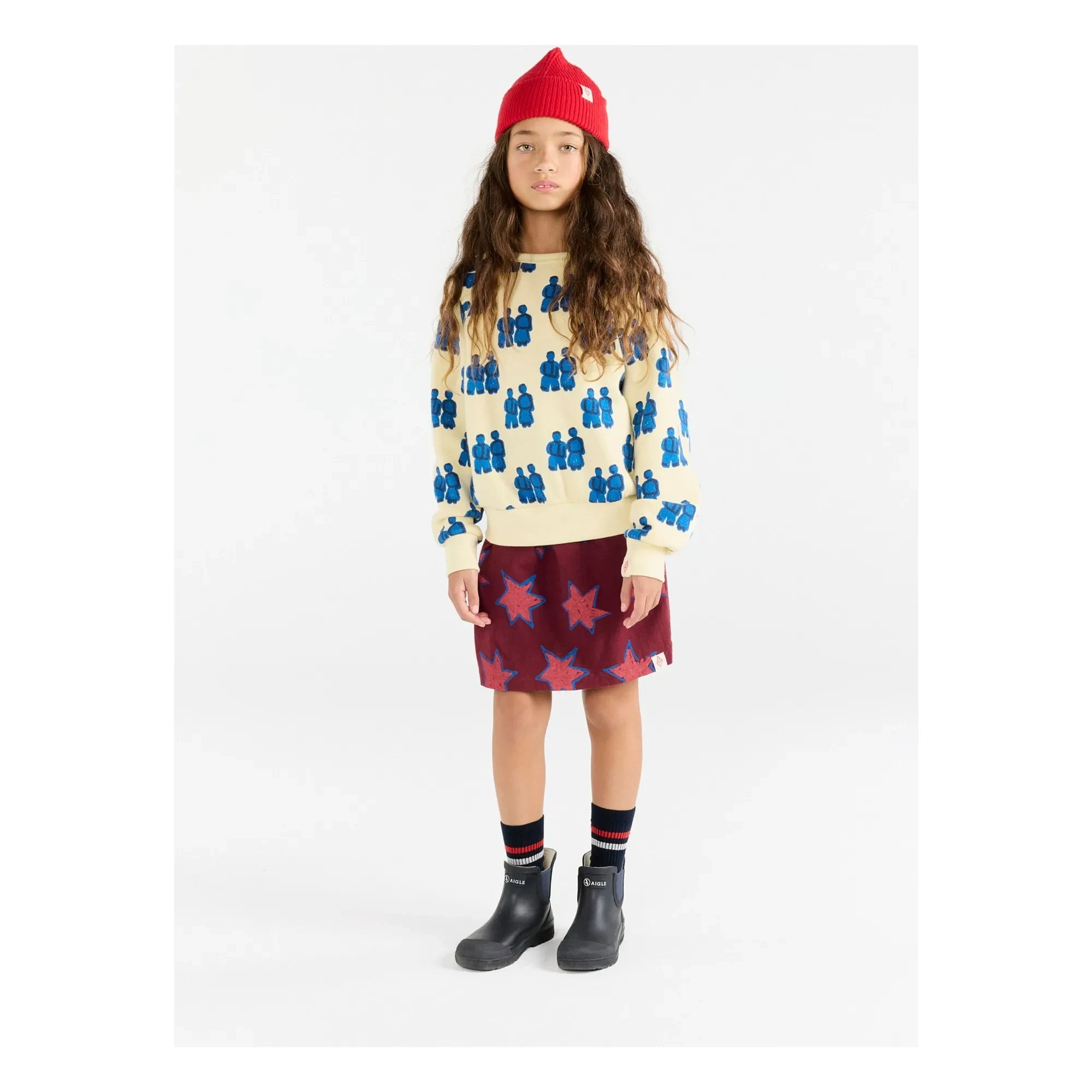 The Animals Observatory - Shark sweatshirt | Soluk sarı