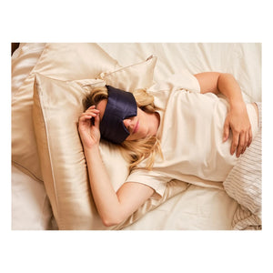 Emily's Pillow - İpek saç bandı gece maskesi | Gece mavisi