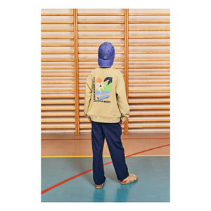 AO76 - Oscar Landscape Sweatshirt aus recycelter Baumwolle | Khaki