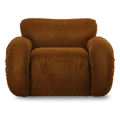 HKliving - Arc Samt-Loungesessel | Karamell