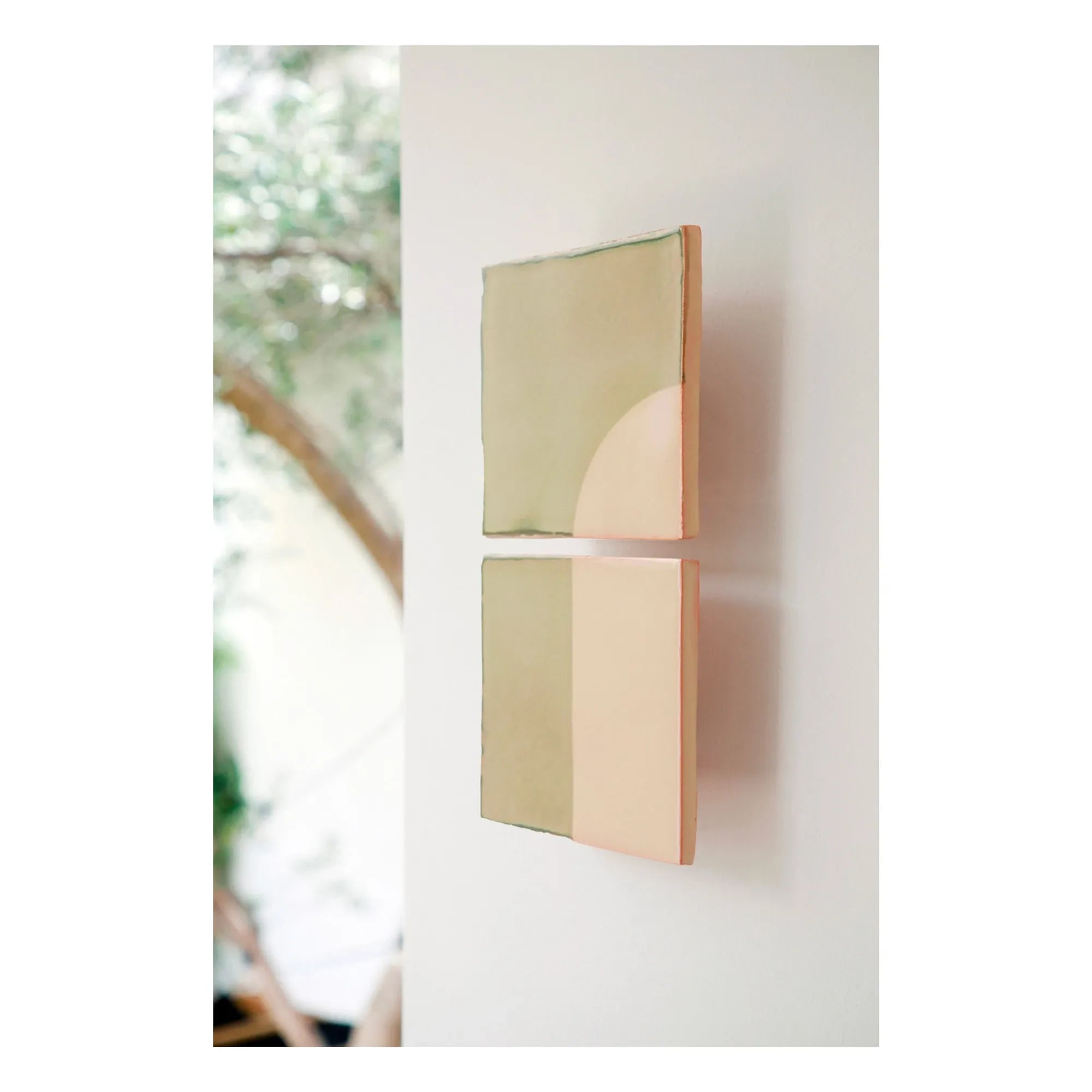Violaine d'Harcourt - Wandleuchte Tiles | Grün