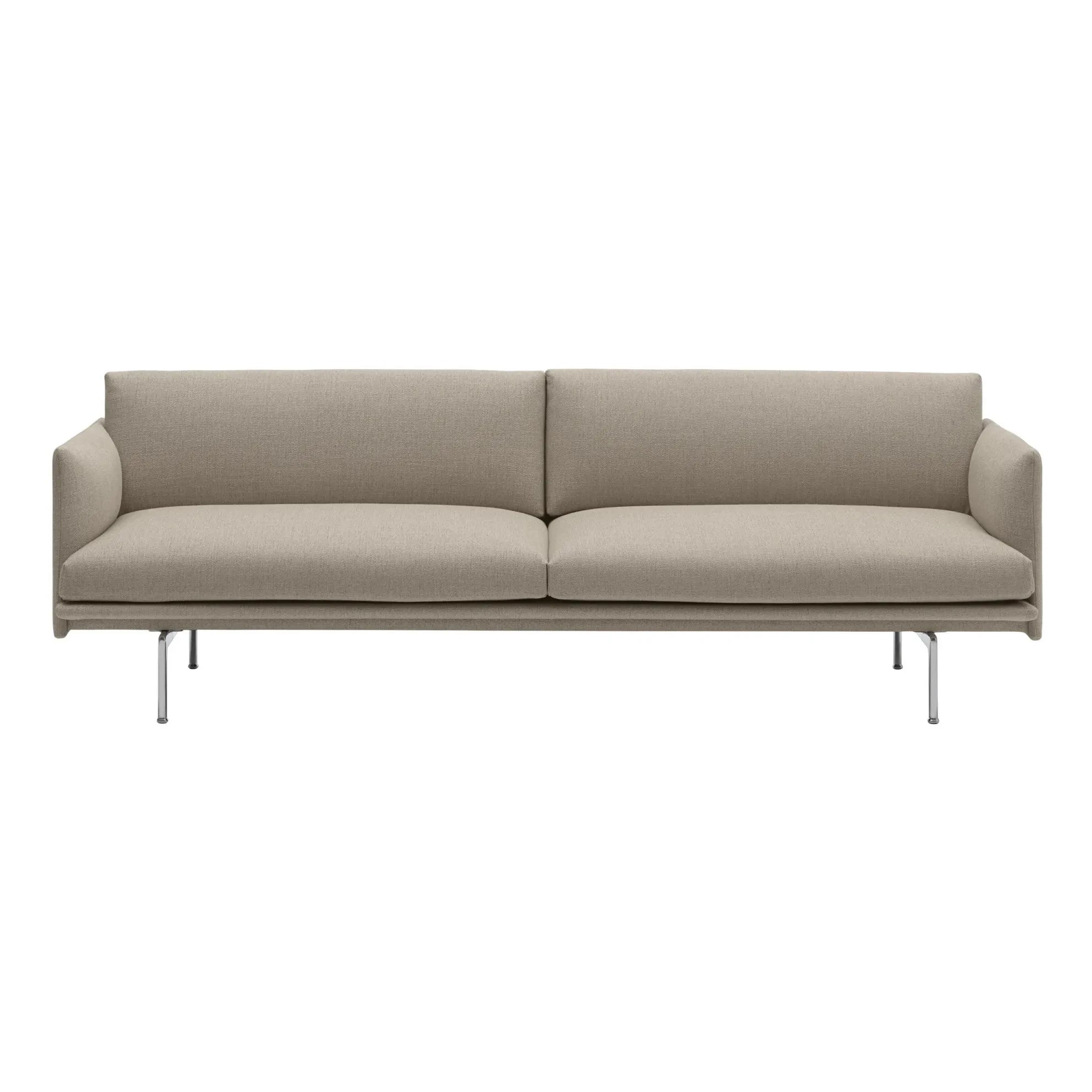 Muuto - Outline Sofa, 3-Sitzer | Sand