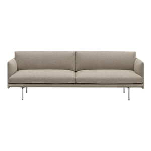 Muuto - Outline Sofa, 3-Sitzer | Sand