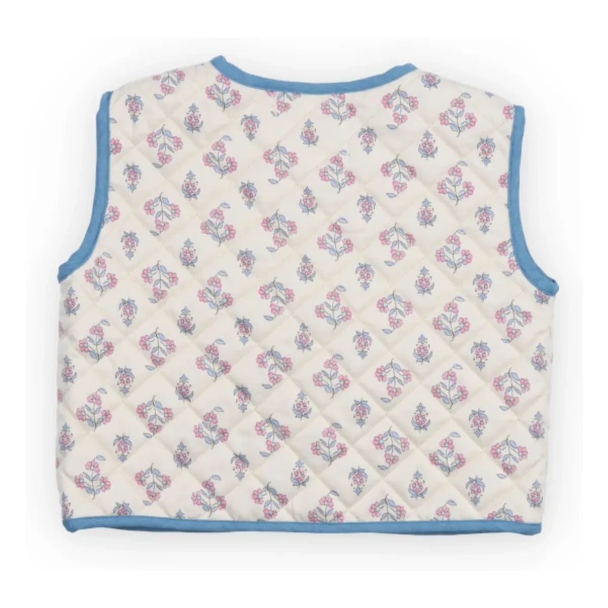the new society - Clavel Floral Pattern Sleeveless Vest | Ecru