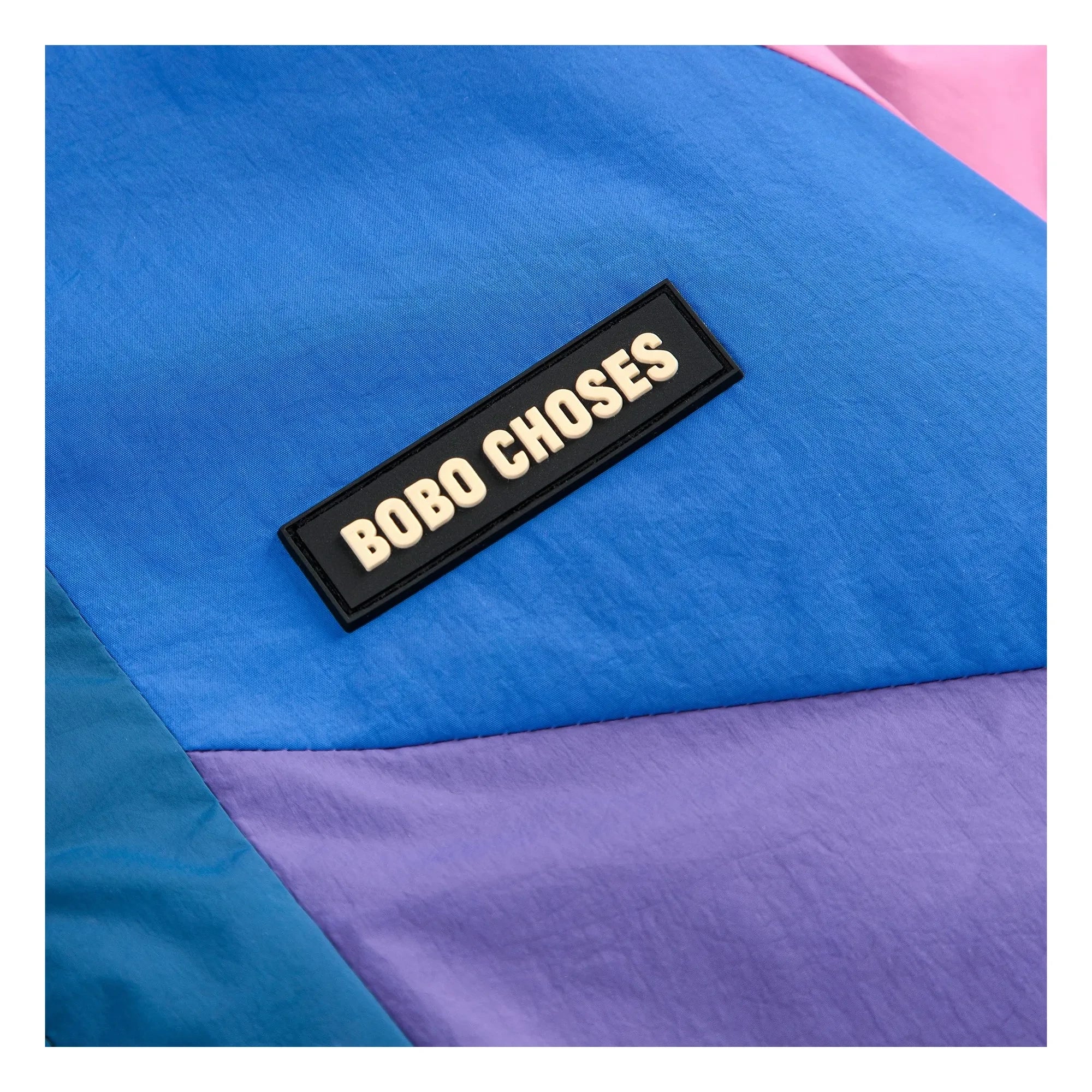 Bobo Choses – Wendbare wasserdichte Jacke mit Kleeblattmuster aus recycelten Fasern | Lila