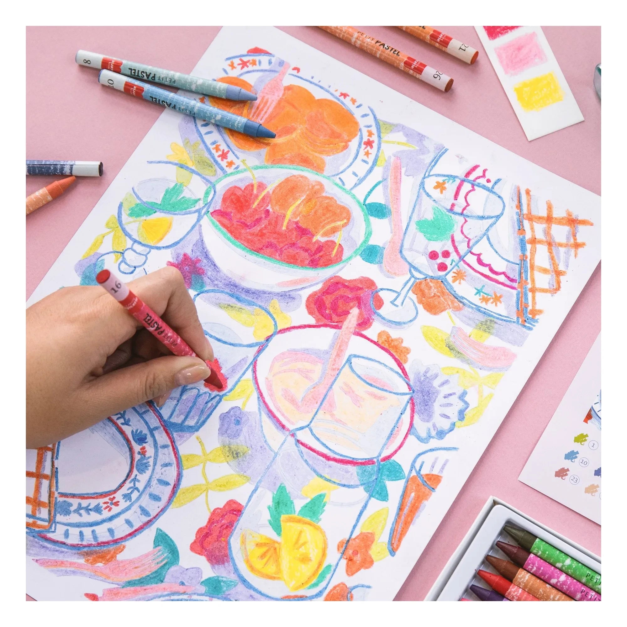 La Petite Épicerie - Numaralı pastel seti - Comme un Dimanche