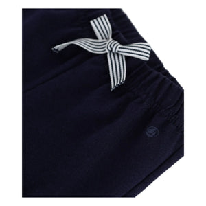 Petit Bateau – Shorts aus Bio-Baumwoll-Fleece | Nachtblau