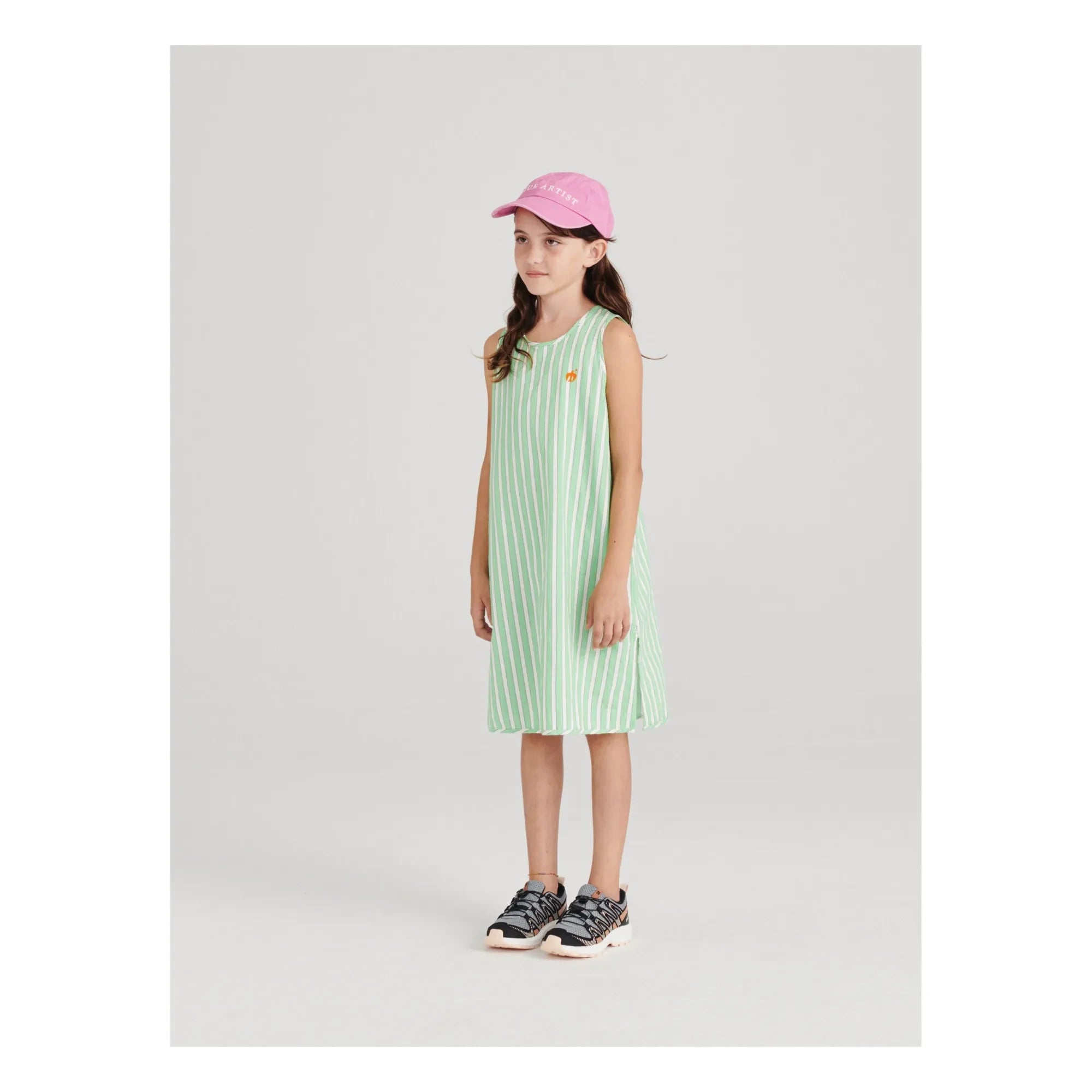 True Artist - Dress No.12 Striped | Green