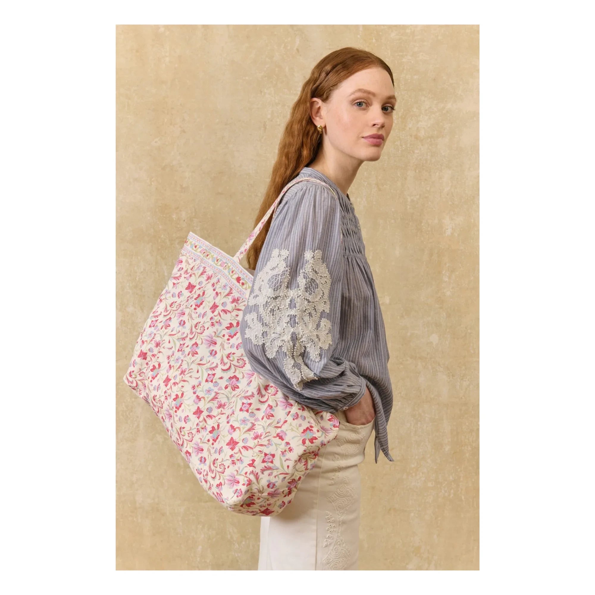 Louise Misha - Tote Çanta Beverly Coton | Beyaz