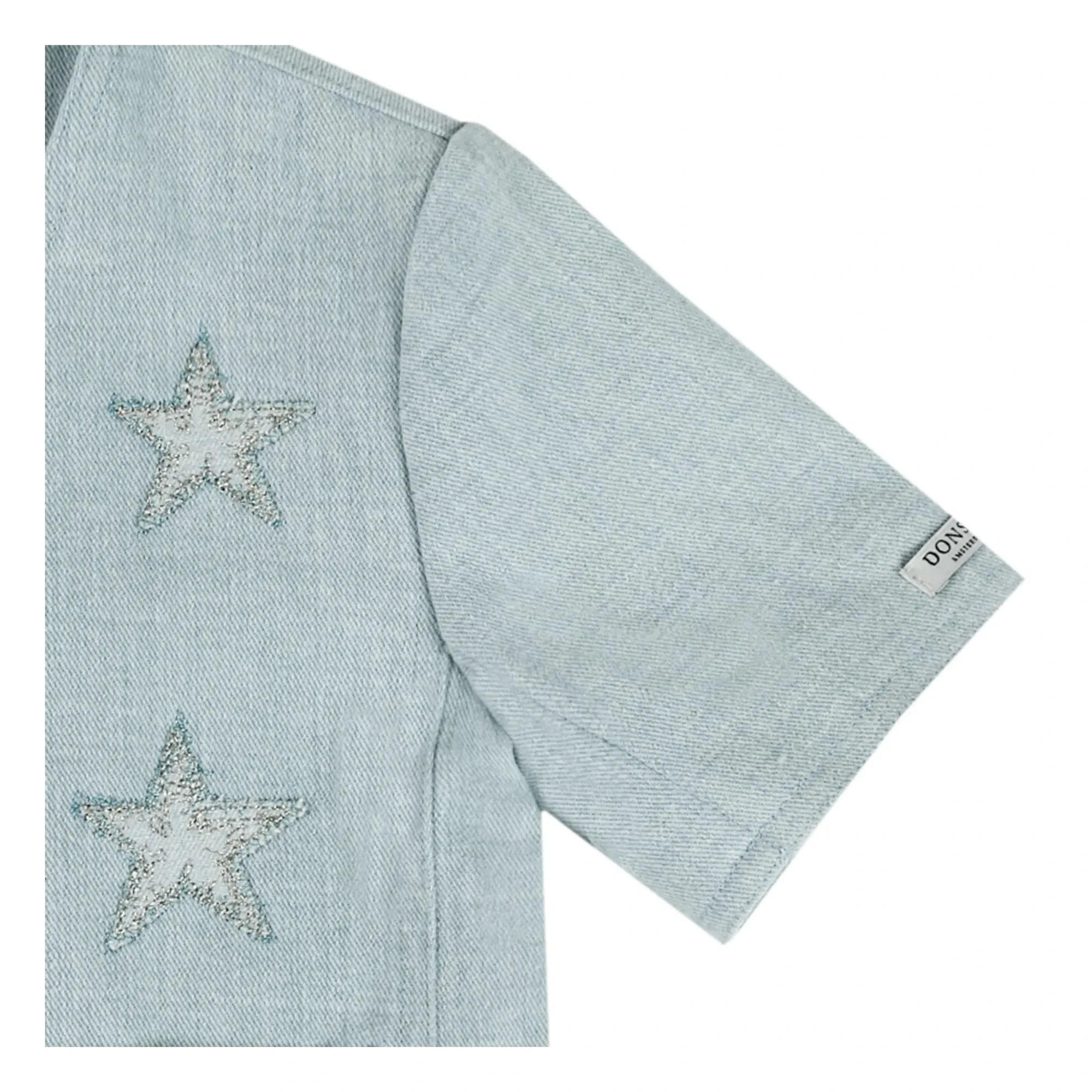 Donsje - Denim Chellèe Sterne Jacke | Hellblau