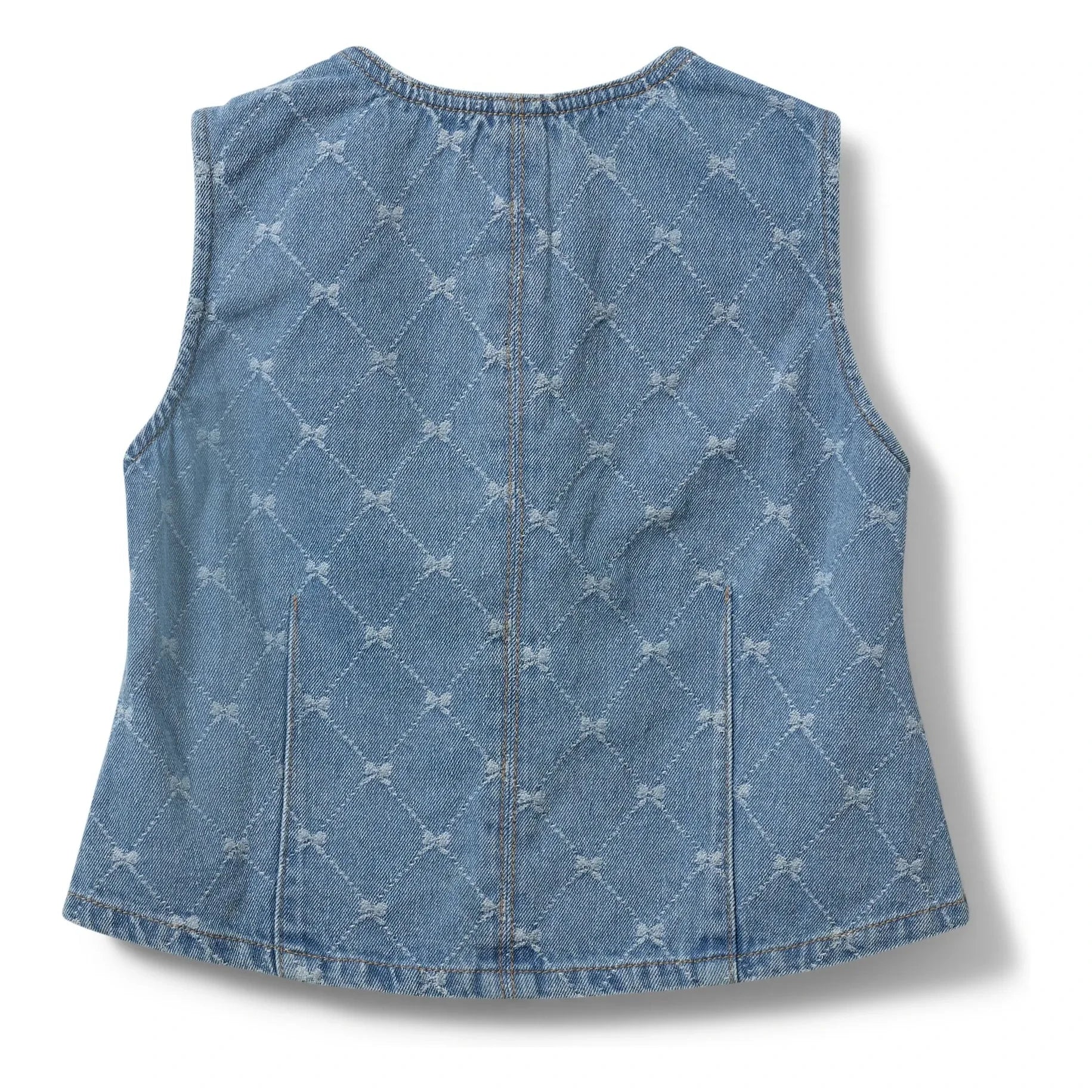 Sofie Schnoor - Carlasy Kolsuz Denim Ceket | Mavi