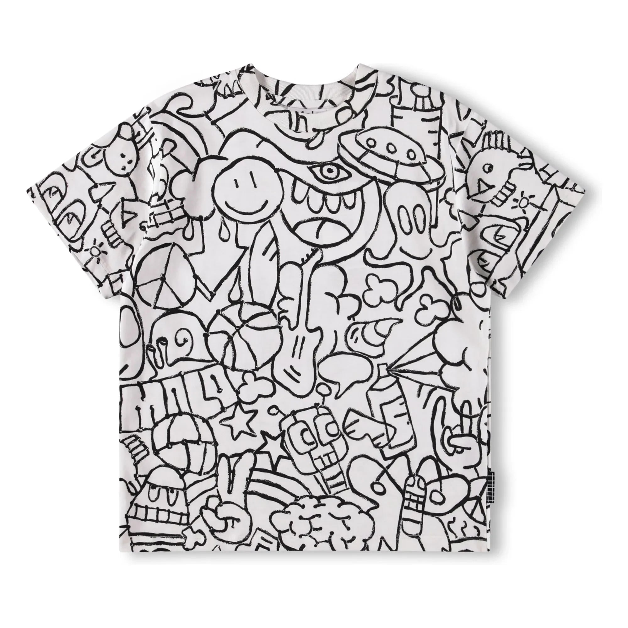Molo - Rodney Doodles Organik pamuklu Tişört | Beyaz