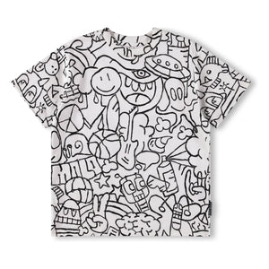 Molo - Rodney Doodles Organik pamuklu Tişört | Beyaz