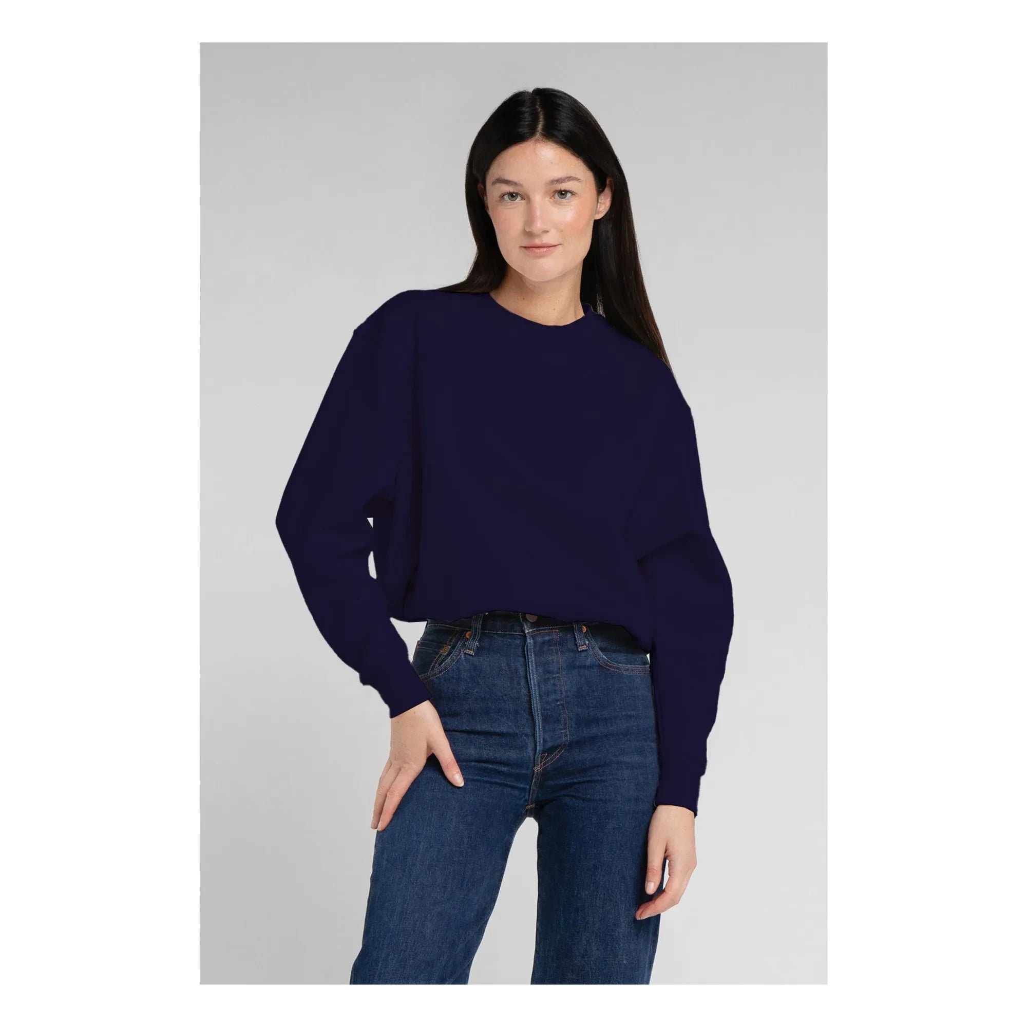 Elise Chalmin - Luigi Baumwoll-Sweatshirt | Marine