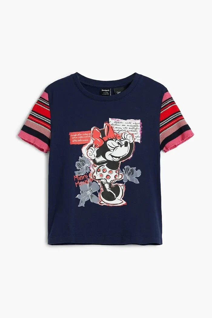 Desigual x Disney Çocuk Pamuklu Tişört