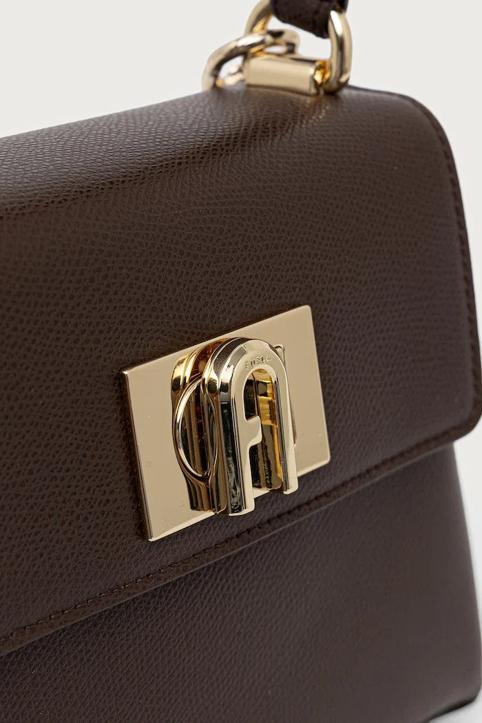 Furla kadın deri crossbody çanta 1927 Mini Top Handle