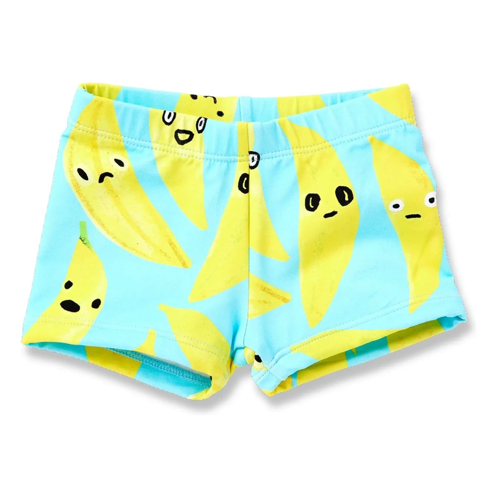 Halcyon Nights – Badeshorts aus recycelter Bananenfaser | Türkis