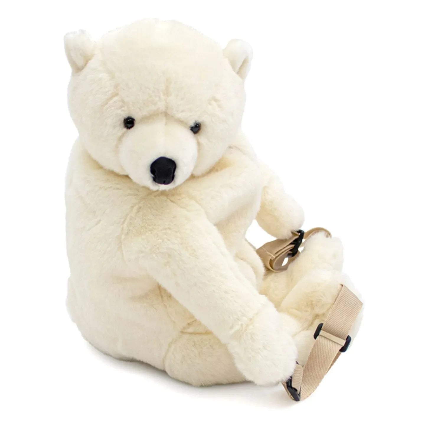 Wild & Soft - White Bear Backpack | White