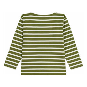 Petit Bateau - Logo Short-Sleeve Marinière Organic Cotton T-Shirt | Green