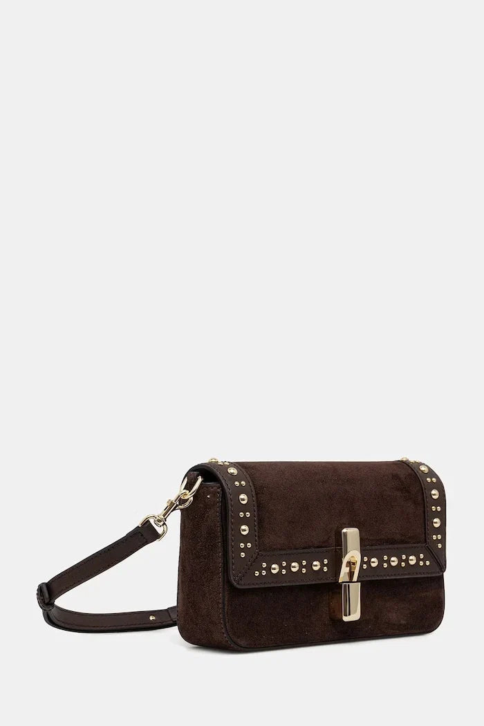 Furla kadın süet crossbody çanta