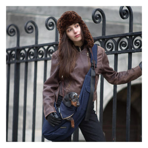 Caramel & Cie - Promenade Shoulder Bag Denim Dog