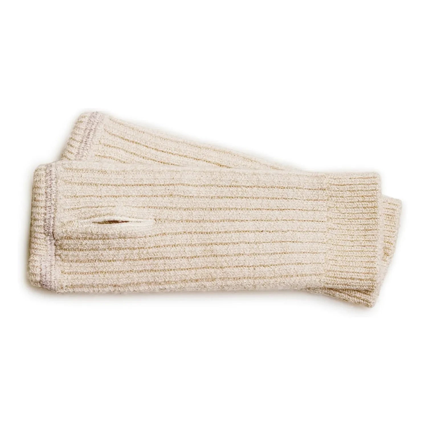 Collégien - Marie-Madeleine merino wool gloves | Off-white