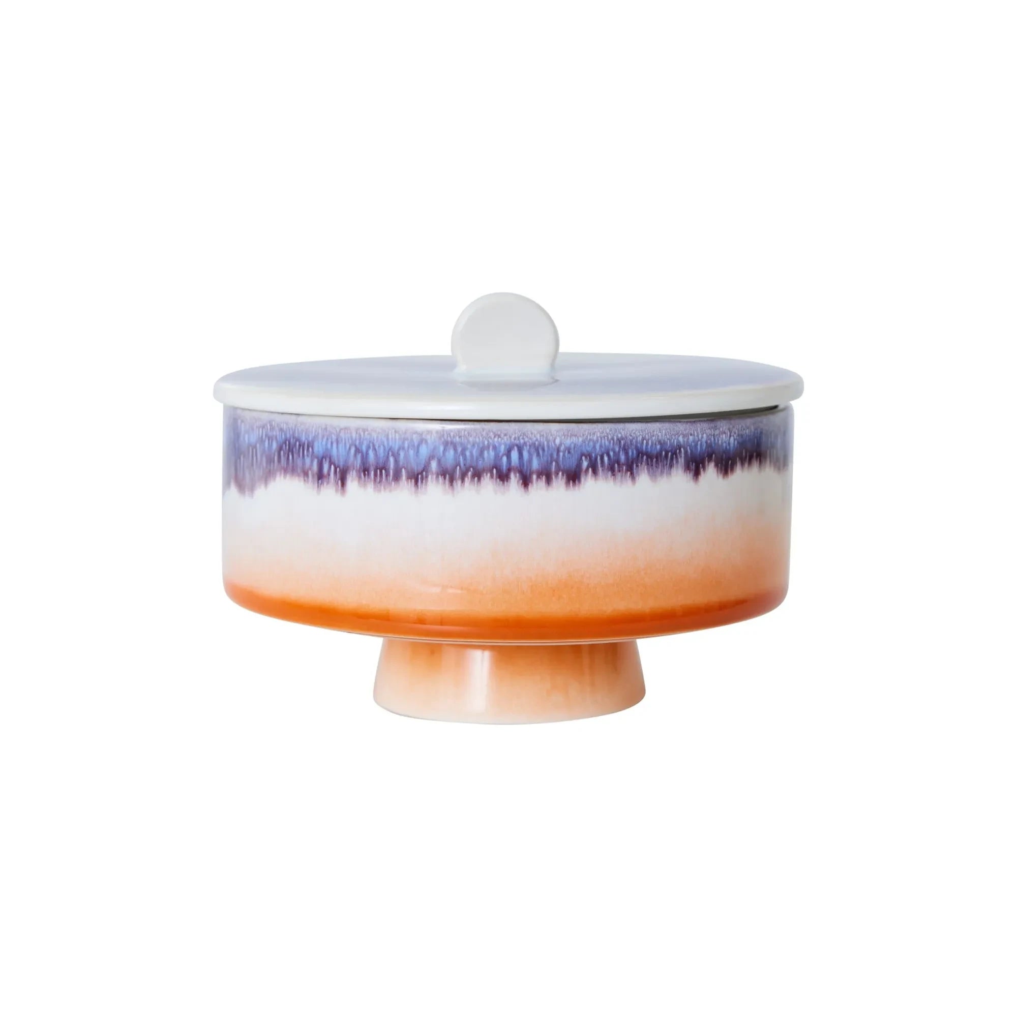 HKliving - Stoneware kase | Turuncu
