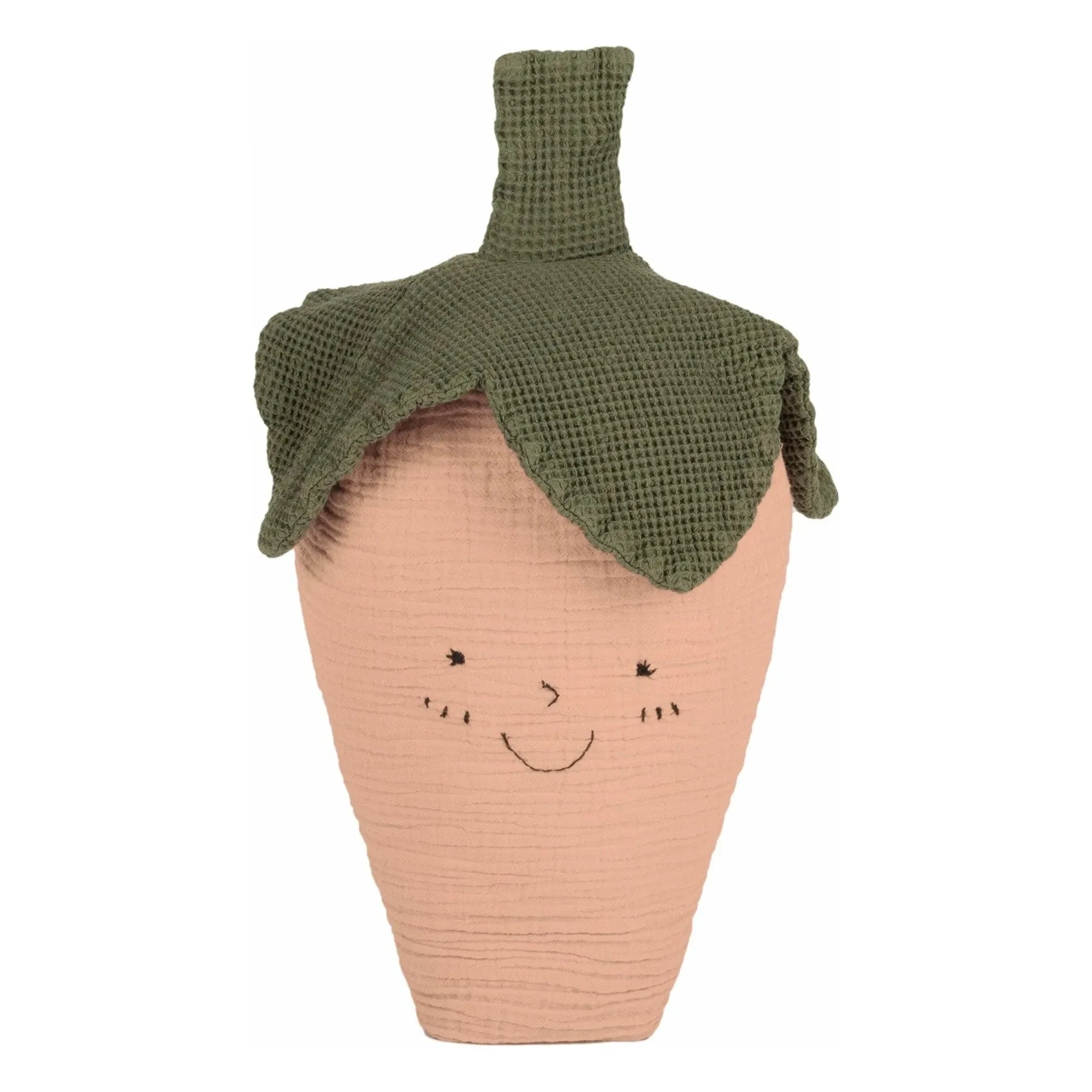 Nobodinoz - Wabi-Sabi Çilek Yastık | Pudra pembe