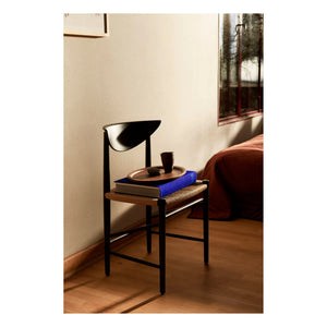 & Tradition - HM3 Carved Wooden Chair | Black Oak