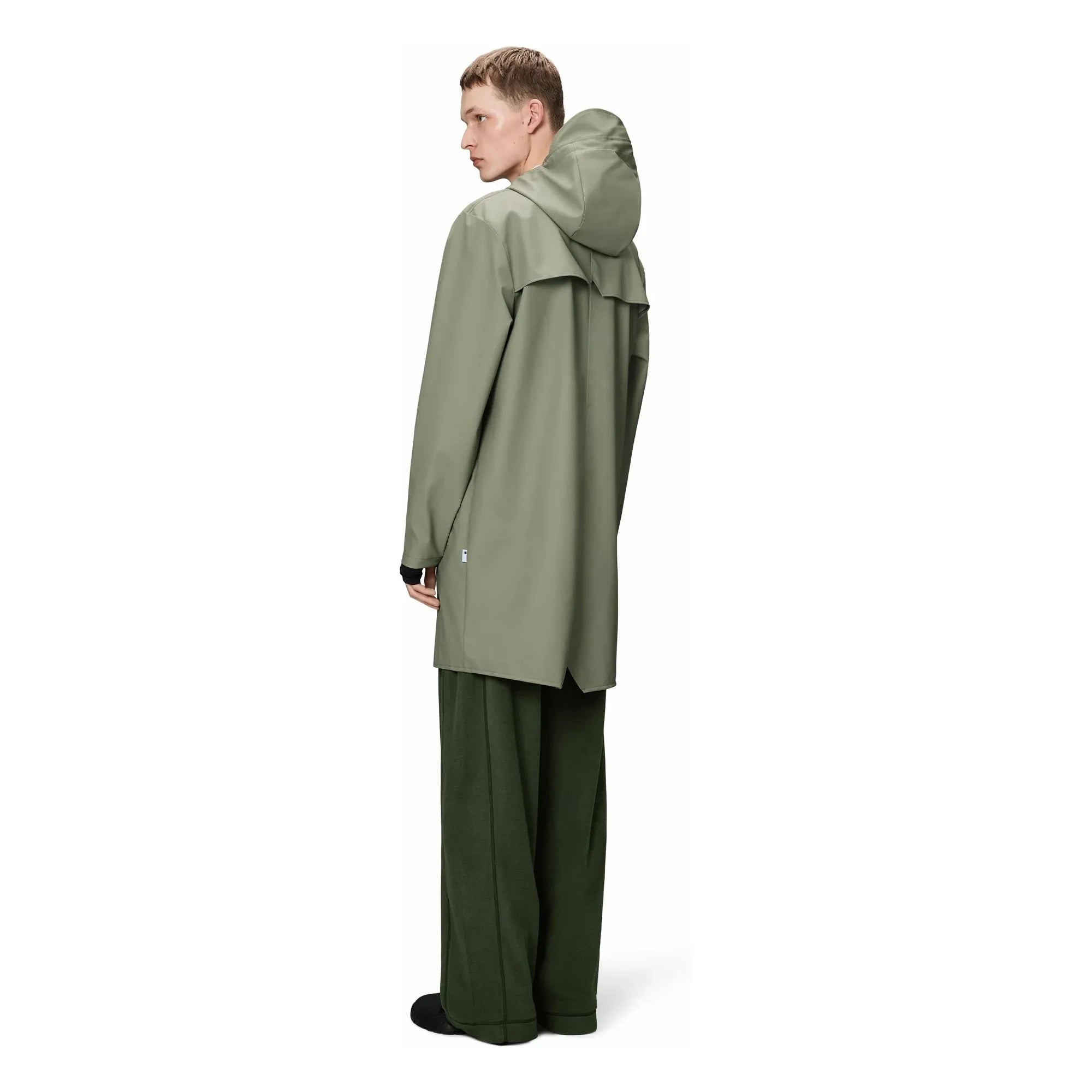 Rains – Langer Mantel W3 | Hellkhaki