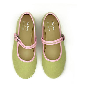 Hermosilla - Hello Simone x Hermosilla collaboration - Ballerinas | Pistachio Green