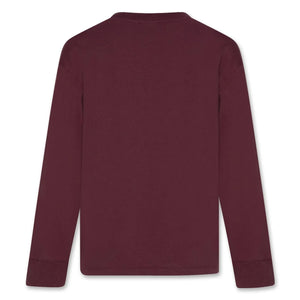 AO76 - Finley Flip Geri Dönüştürülmüş Pamuk Tişört | Bordo