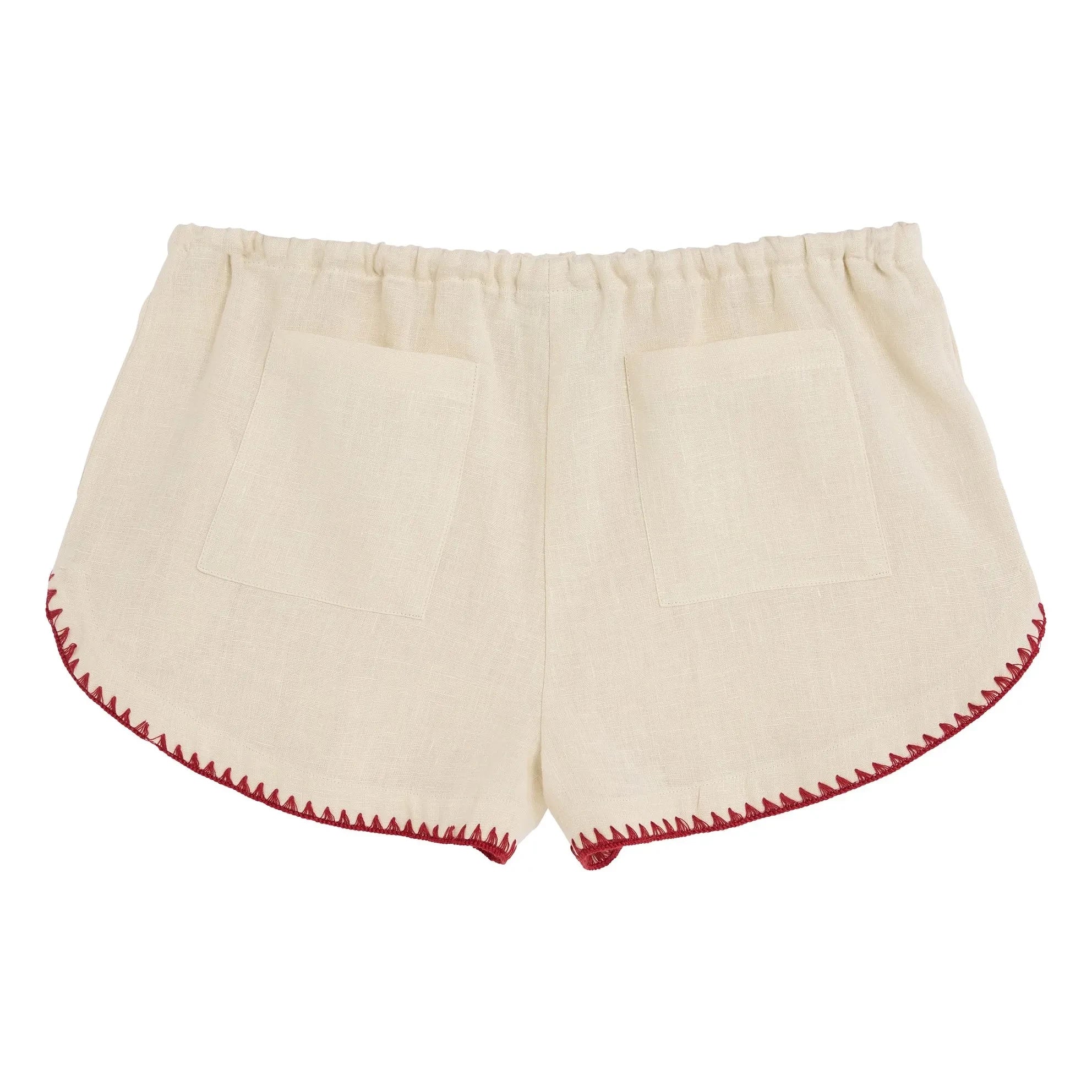 OAS – Kurzer Leinen Kimono | Ecru