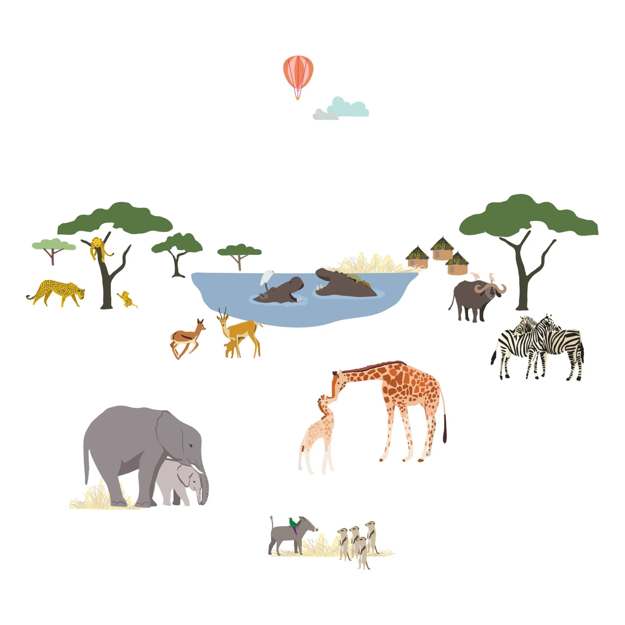 MIMI'lou - Easy Safari Aufkleber