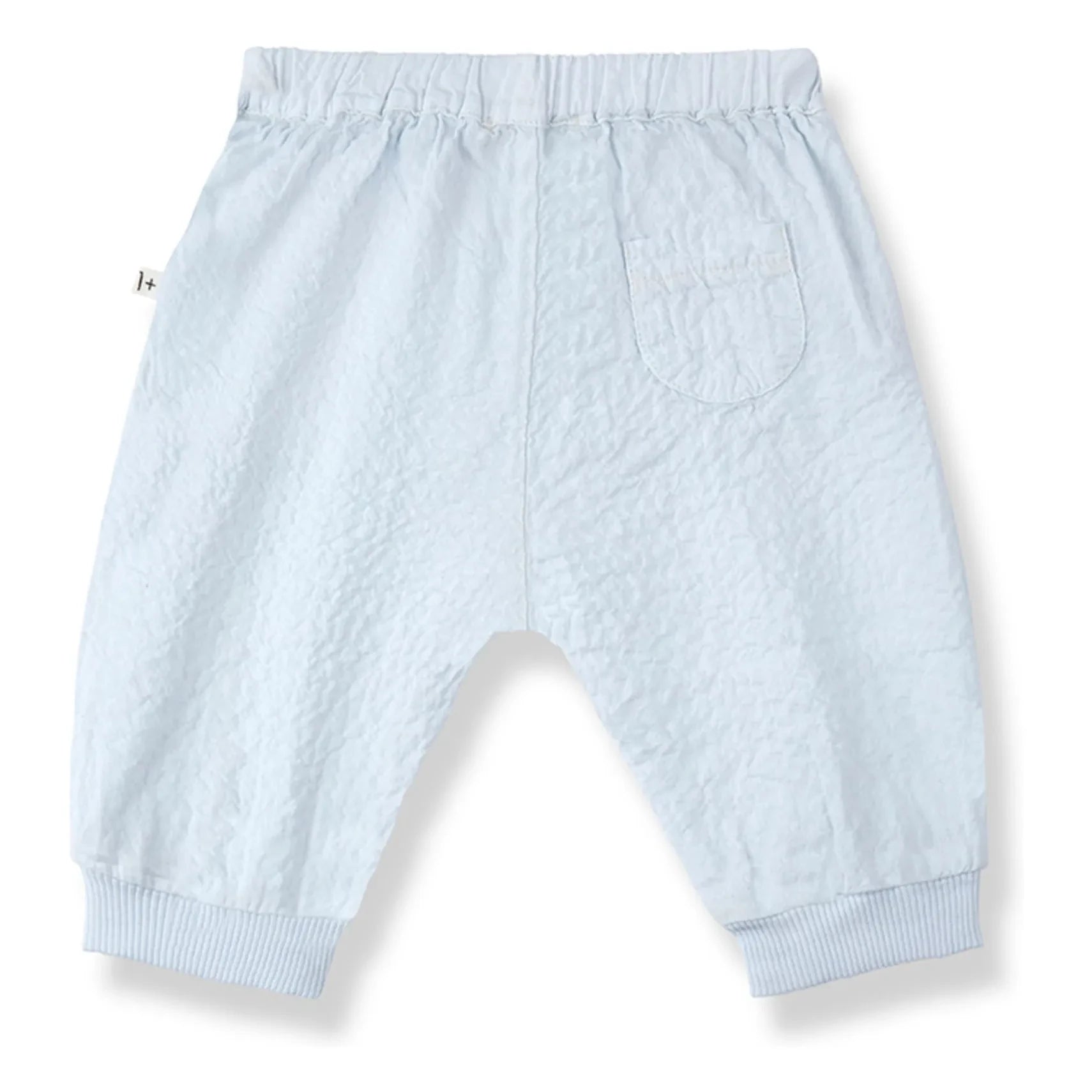 1+ in the family - Olimpo Seersucker pants | Light blue