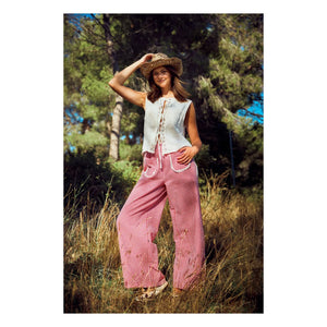 Indee - Vanuatu Vichy Hose | Rot