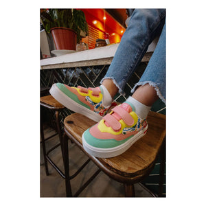 Hello Hossy - Hapiness Scratch Sneakers | Pembe