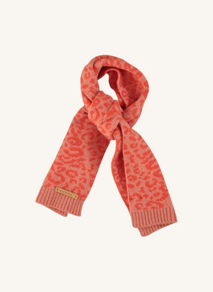 Piupiuchick - Sciarpa in lana leopardata | Rosa