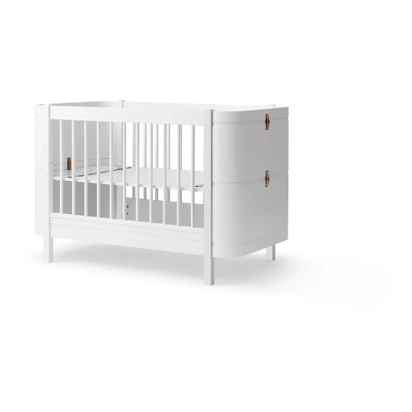 Oliver Furniture - Wood Mini+ bebek yatağı, junior kit hariç | Beyaz