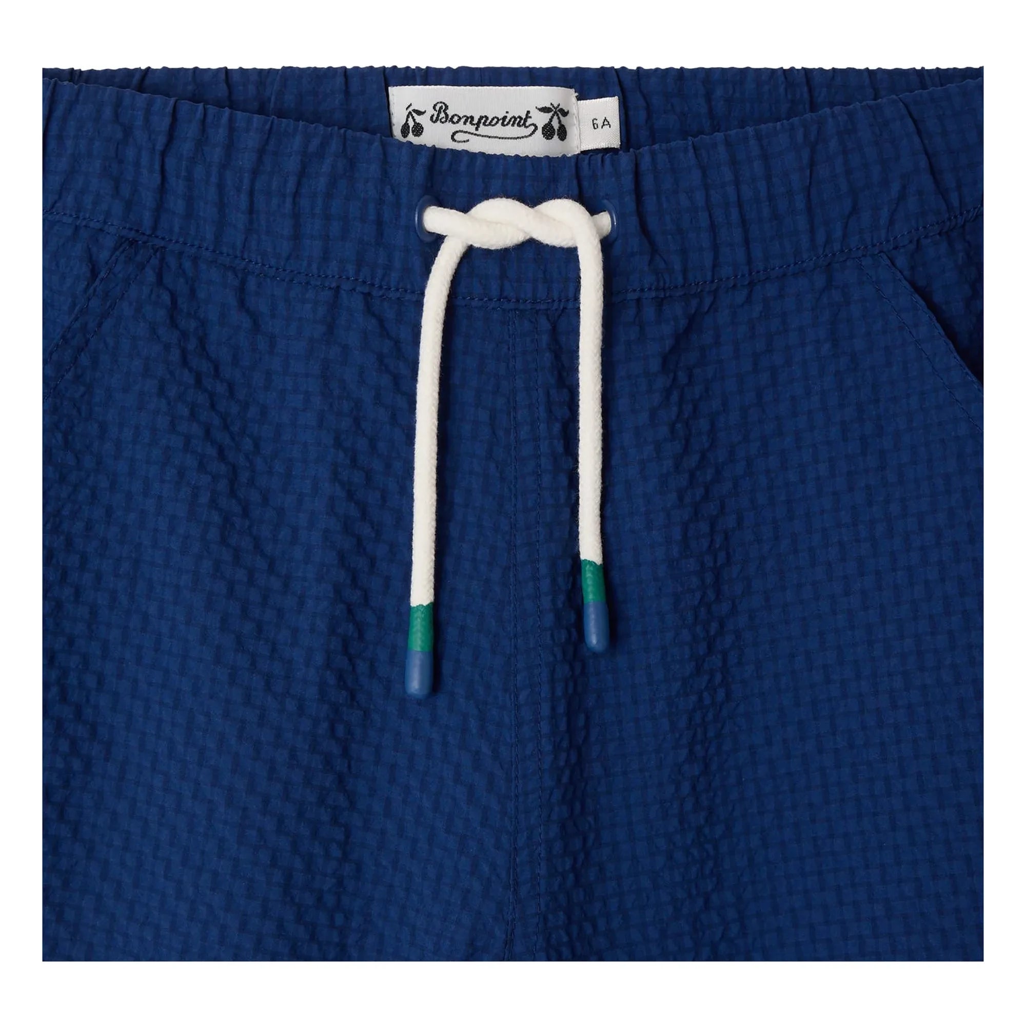Bonpoint - Short Ethan Carreaux Recycled Fiber | Indigo Blue
